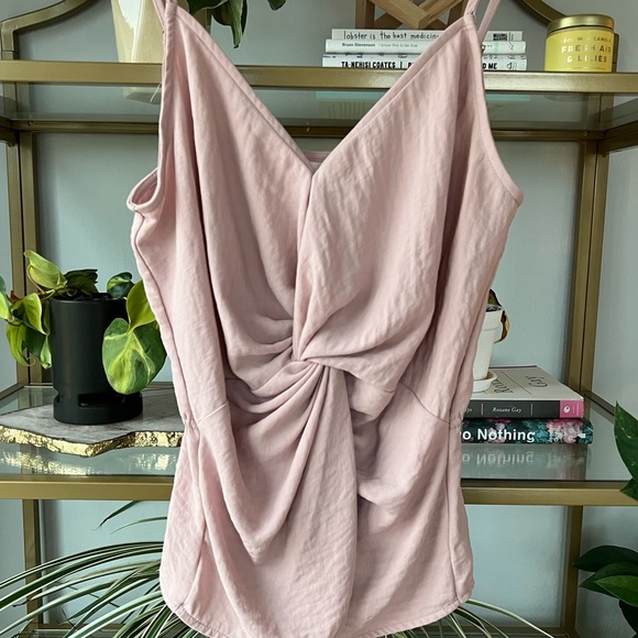 Vici Dusty Rose Twist Tank - Picture 4 of 6